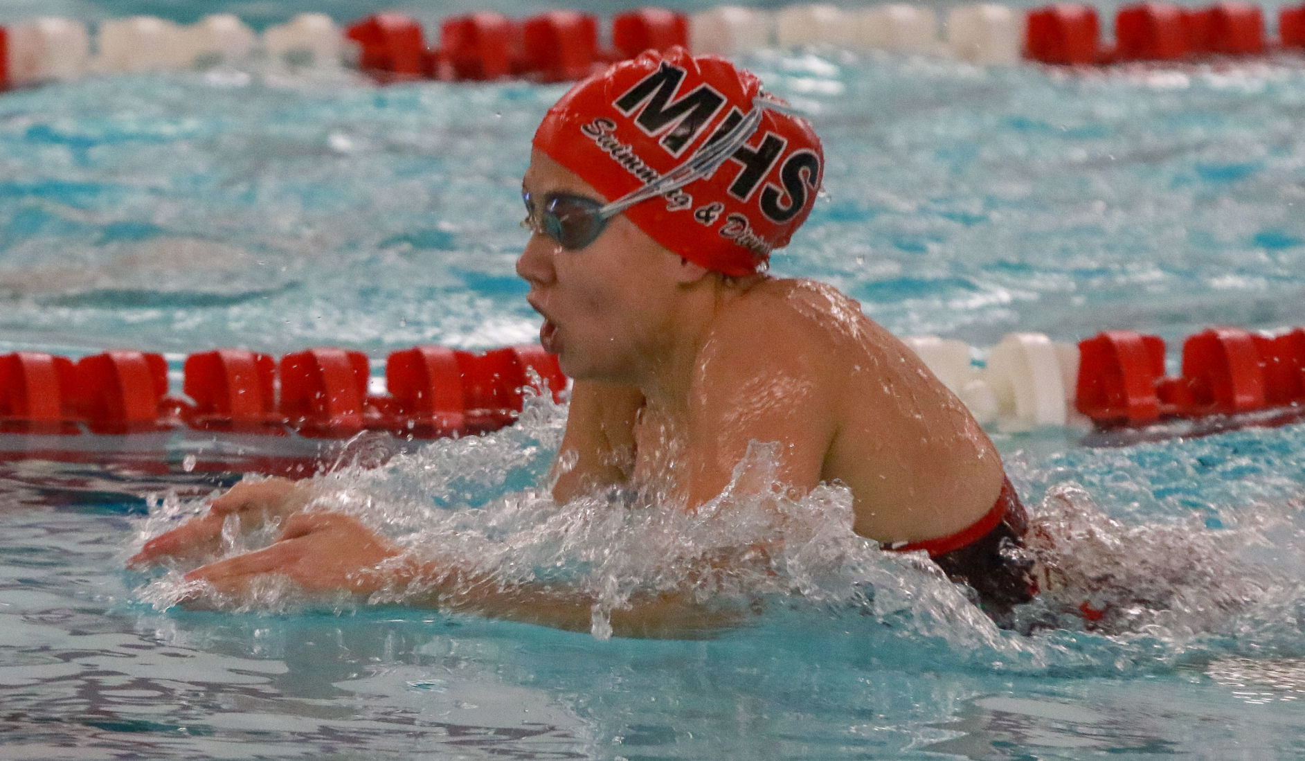 Valparaiso at Munster boys and girls swim meet